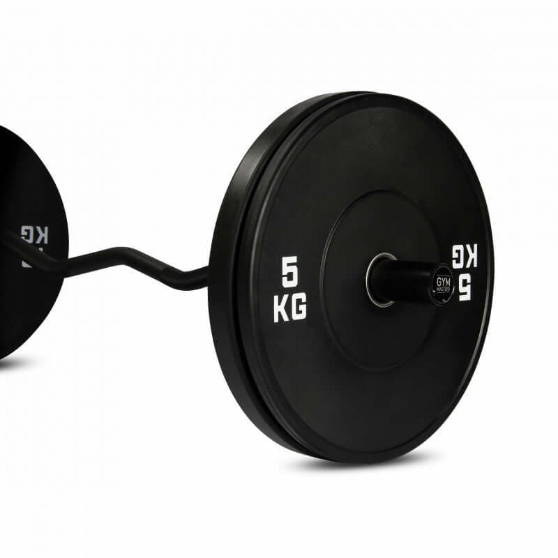 Gym Masters zwarte curlstang / EZ bar (premium) - 50MM - 120cm