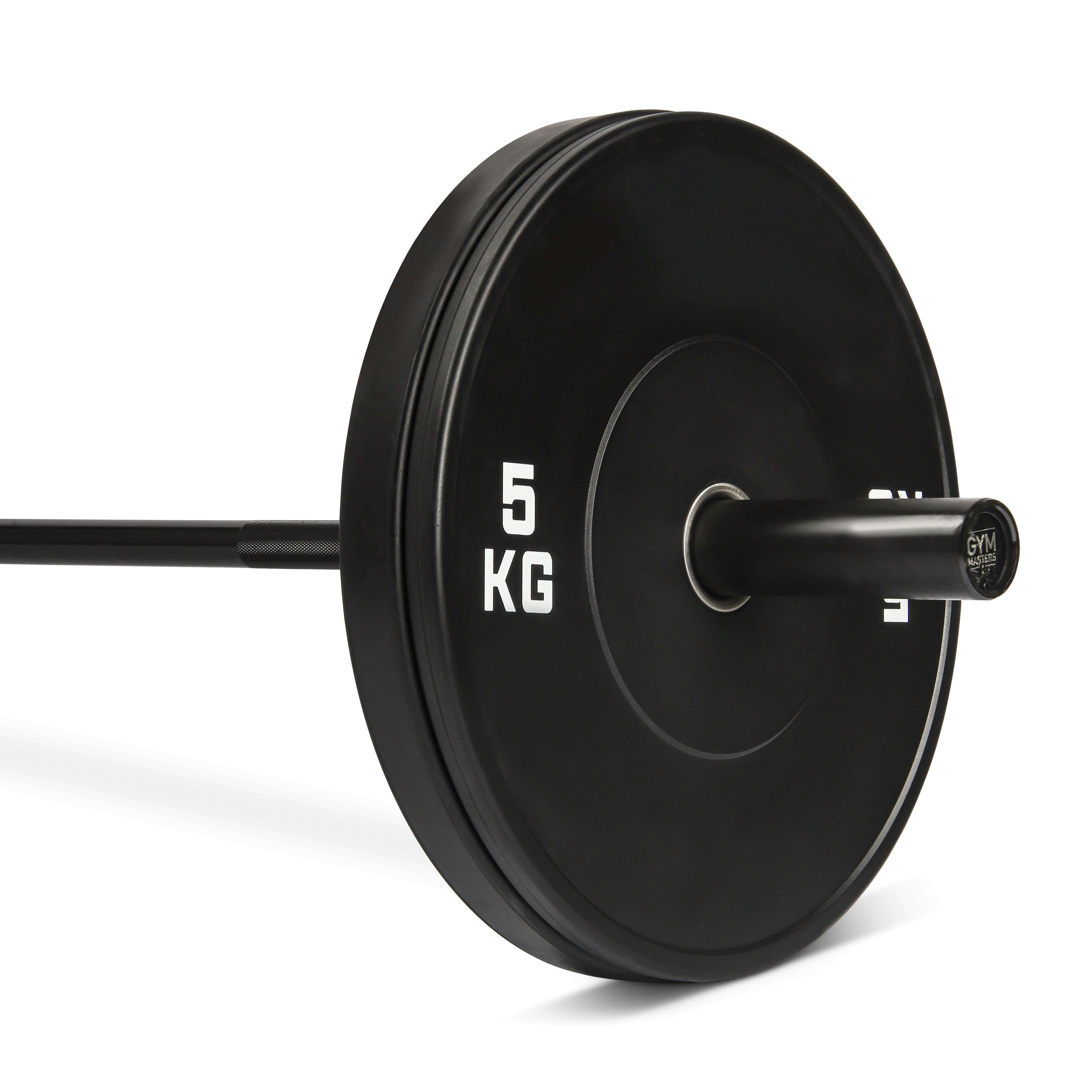 Gym Masters Olympic Barbell Zwart / Olympische Halterstang (10kg / 150cm / 50mm)