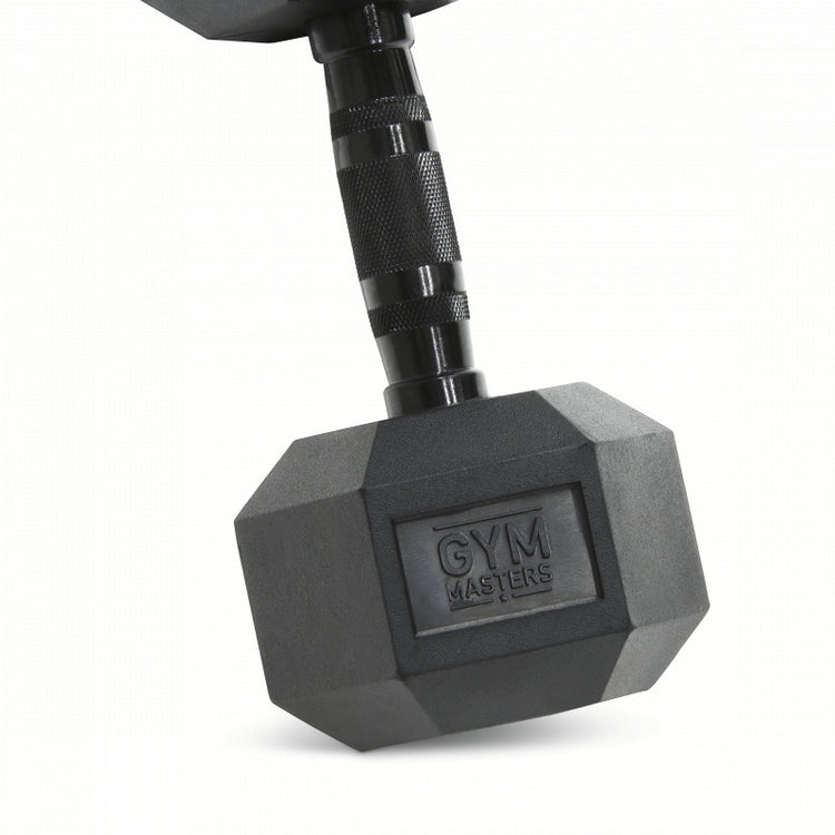 Hexagon Dumbbell / hex dumbbells 12,5 kg Zwart (1 stuk)