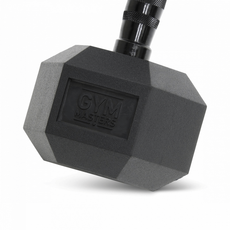 Hexagon Dumbbell / hexa dumbbells 15 kg Zwart (1 stuk)