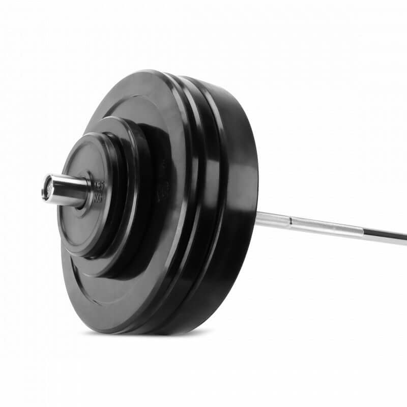 olympische Halterstang / Barbell stang (180 cm 15kg) chrome