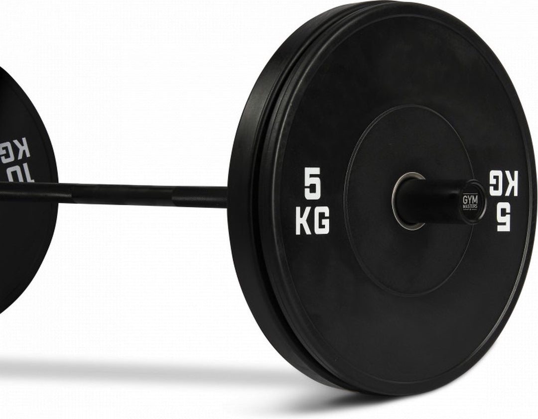Gym Masters Halterstang Set – 120 cm Barbell + Lockjaw Sluiters (50 mm)