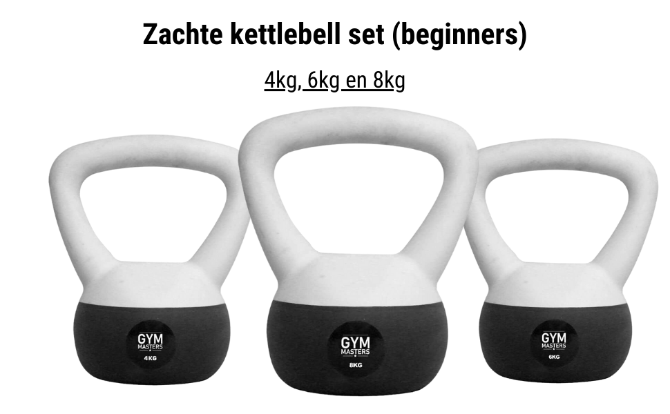 Kettlebell set (3 stuks beginners)