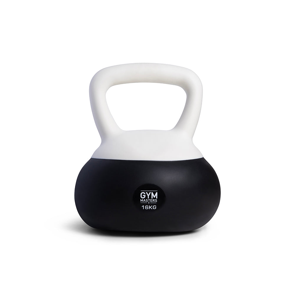 Zachte kettlebell set 3 stuks (10 kg & 14 kg & 16 kg) - Gym Masters 16KG kettlebell voor veilige krachttraining.