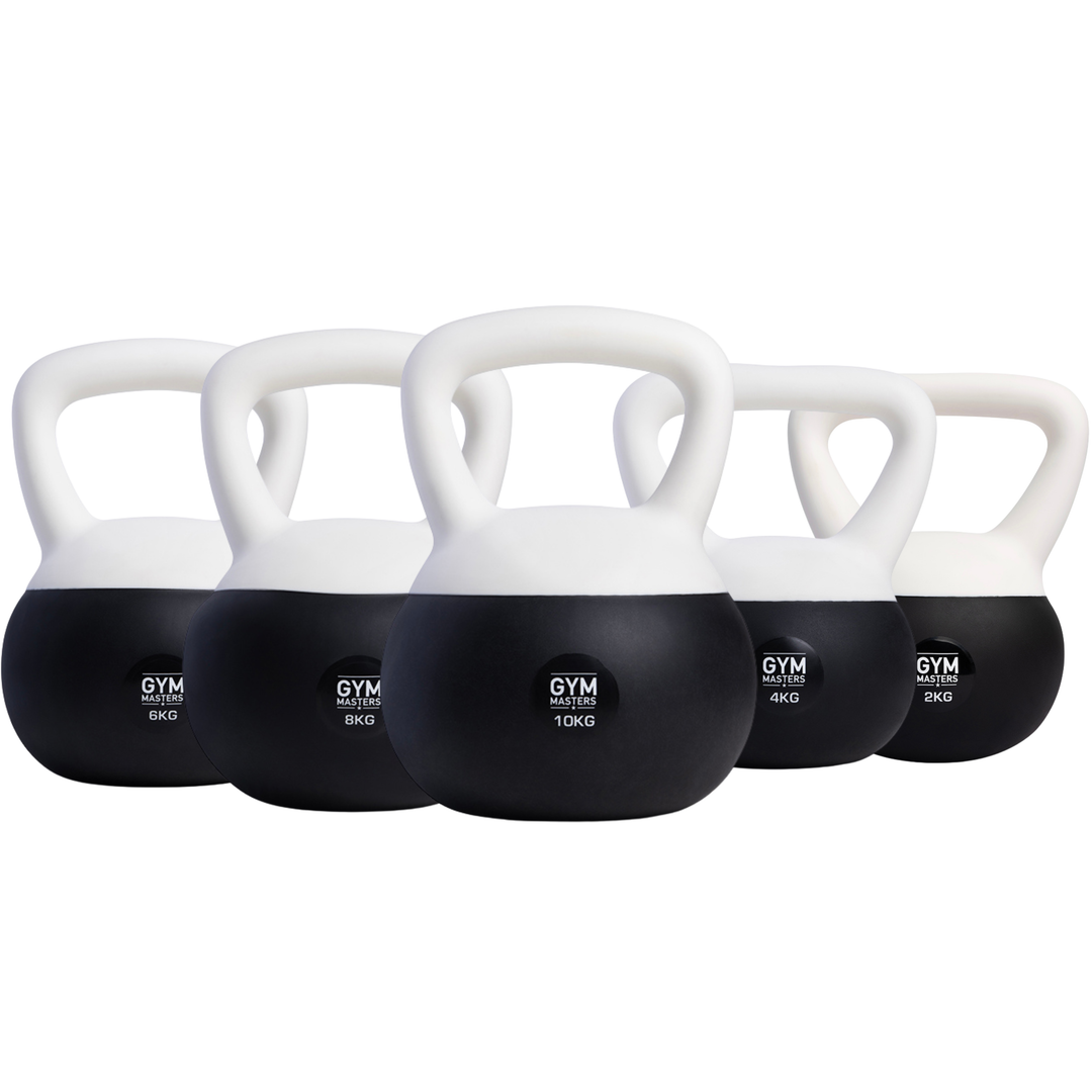 Zachte kettlebell set (2kg - 4kg - 6kg - 8kg - 10kg)