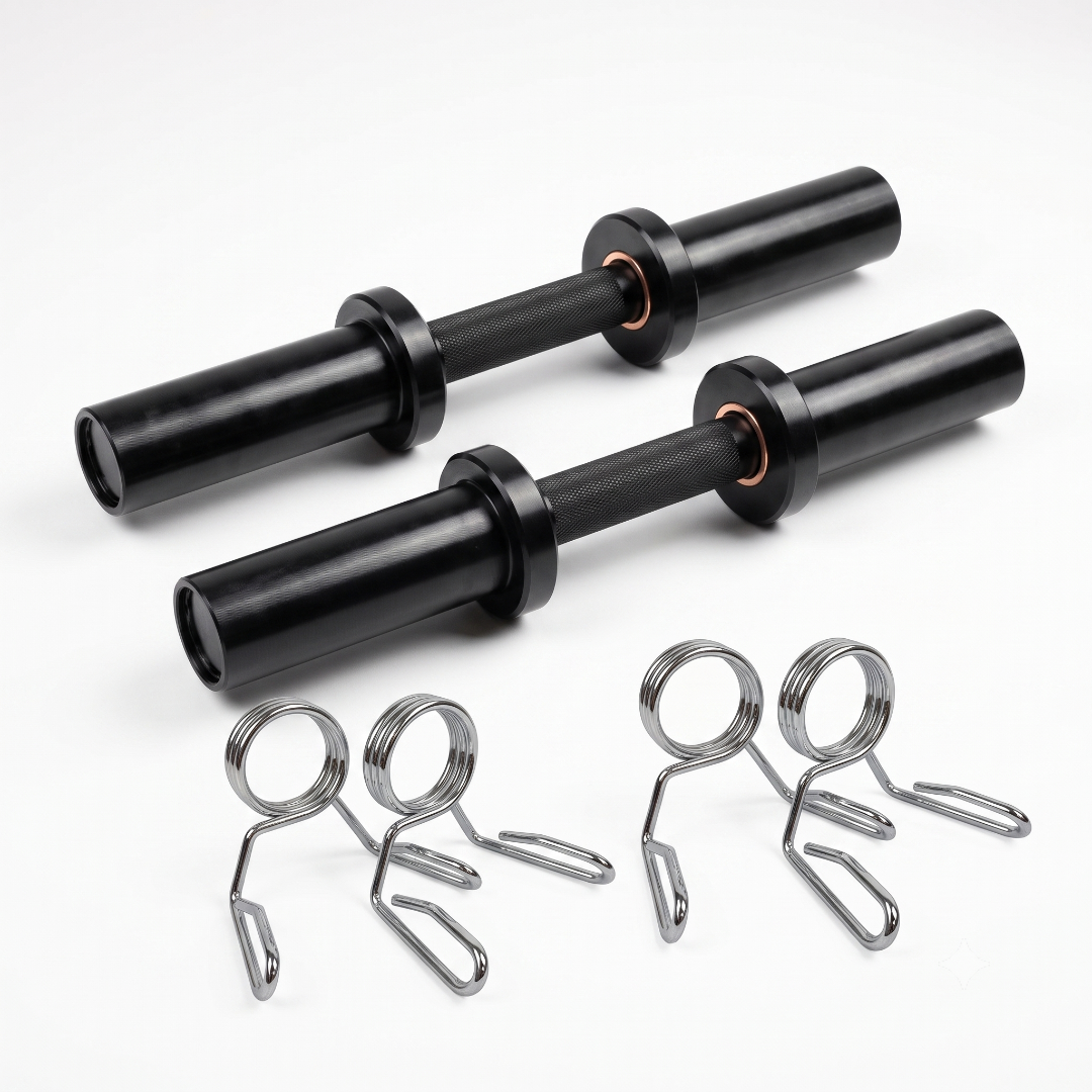 Olympische Dumbbell Set (2 stangen + 4 sluiters) – 50 mm