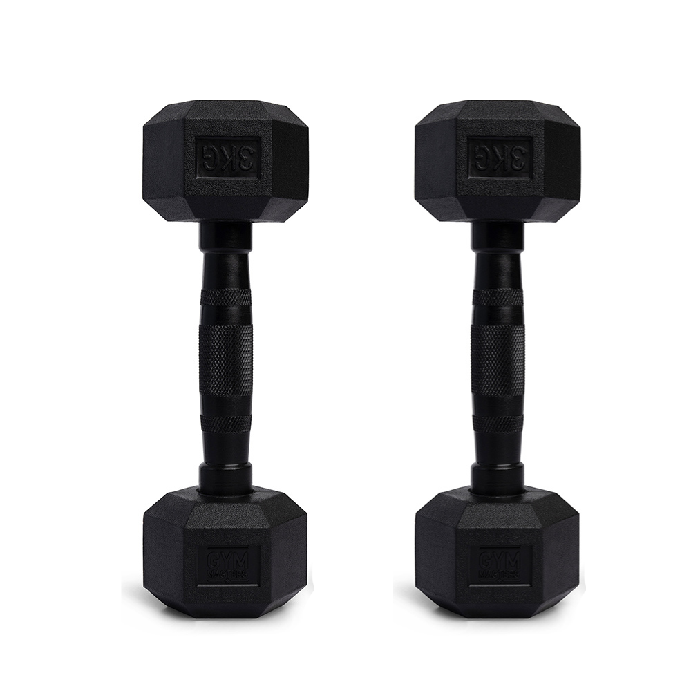 Hexa Dumbbell Voordeelset 1-3-5 kg + Dumbbell Rek – 6 Dumbbells