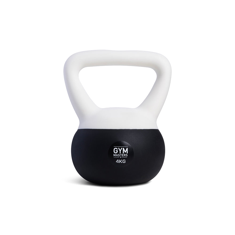 Zachte kettlebell set 3 stuks (4 kg & 6 kg & 10kg) - 4 kg kettlebell van Gym Masters met comfortabele grip.