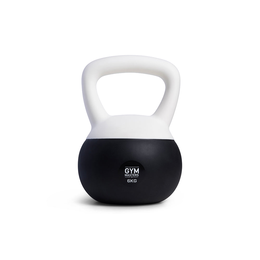 Zachte kettlebell set 3 stuks (6 kg & 12 kg & 16 kg) - Gym Masters 6 kg kettlebell met zachte buitenlaag.
