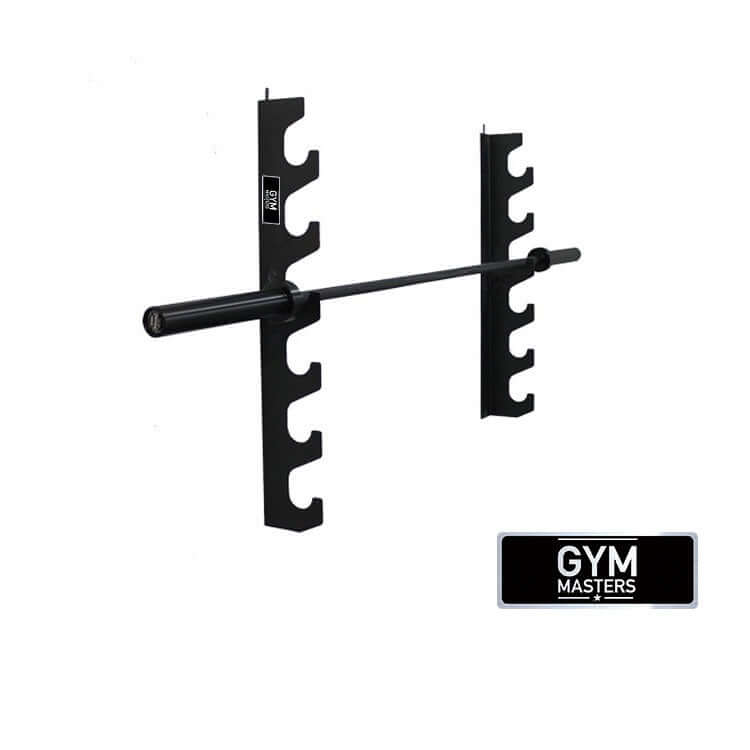 Barbell houder / barbell rack voor wandmontage (voor 6 halterstangen)