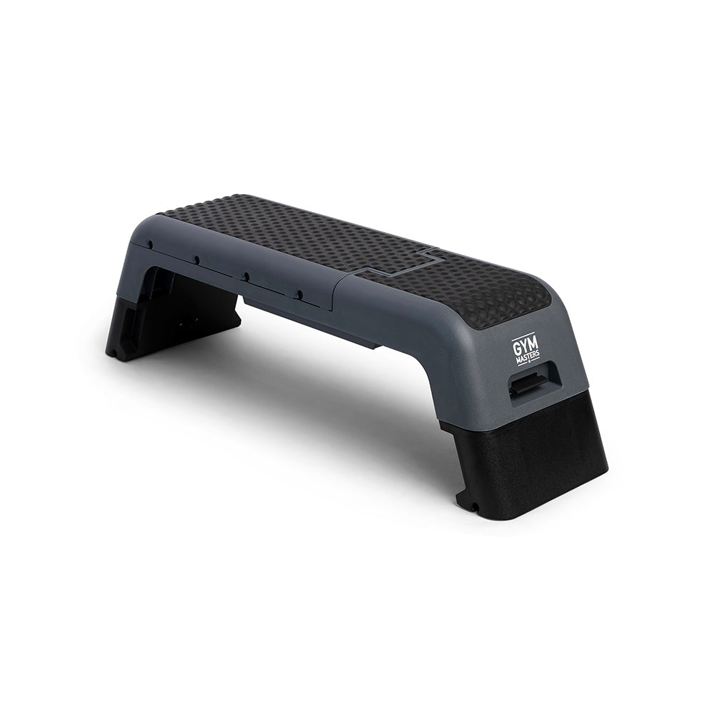 Gym Masters Aerobic Step Deck Pro – Premium Verstelbare Stepbank & Trainingsbank met Rugleuning