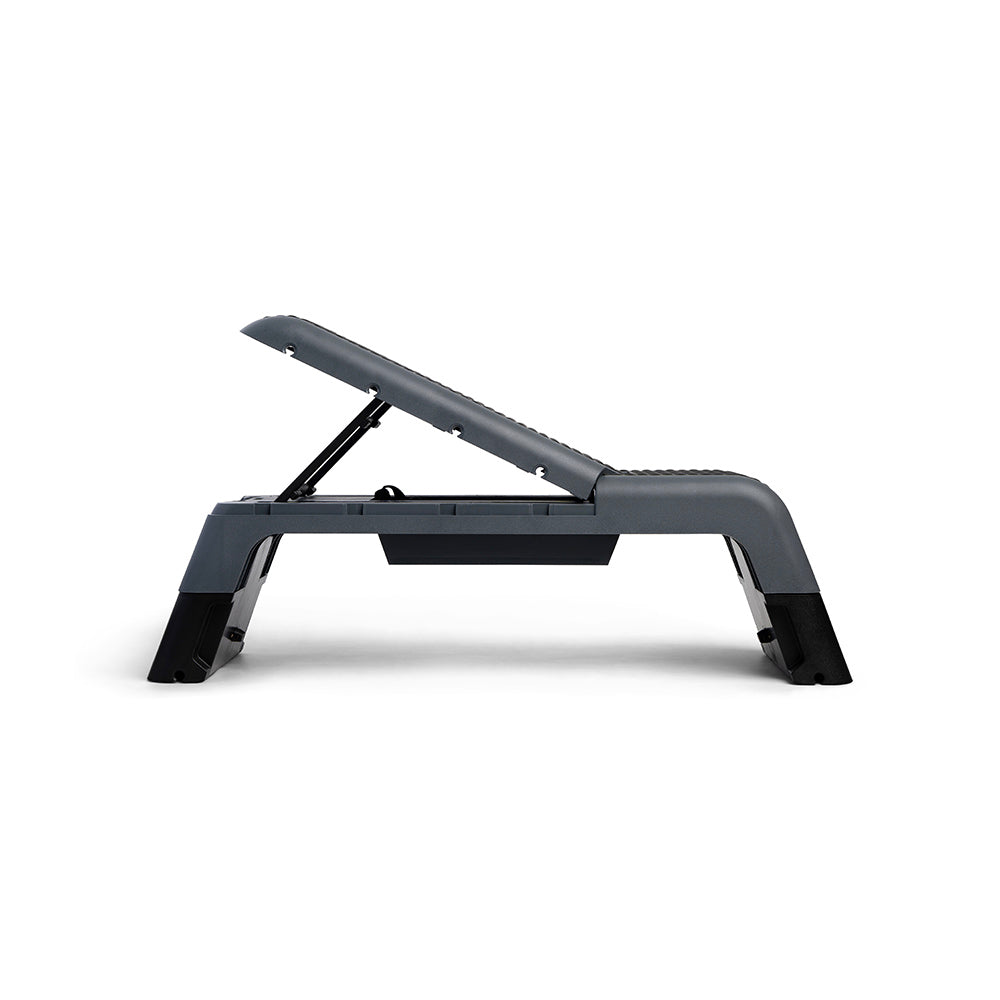 Gym Masters Aerobic Step Deck Pro – Premium Verstelbare Stepbank & Trainingsbank met Rugleuning