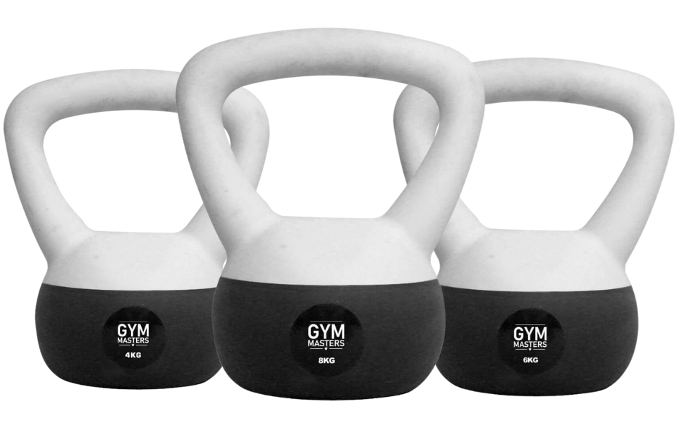 Kettlebell set (3 stuks - 4,6 & 8kg)
