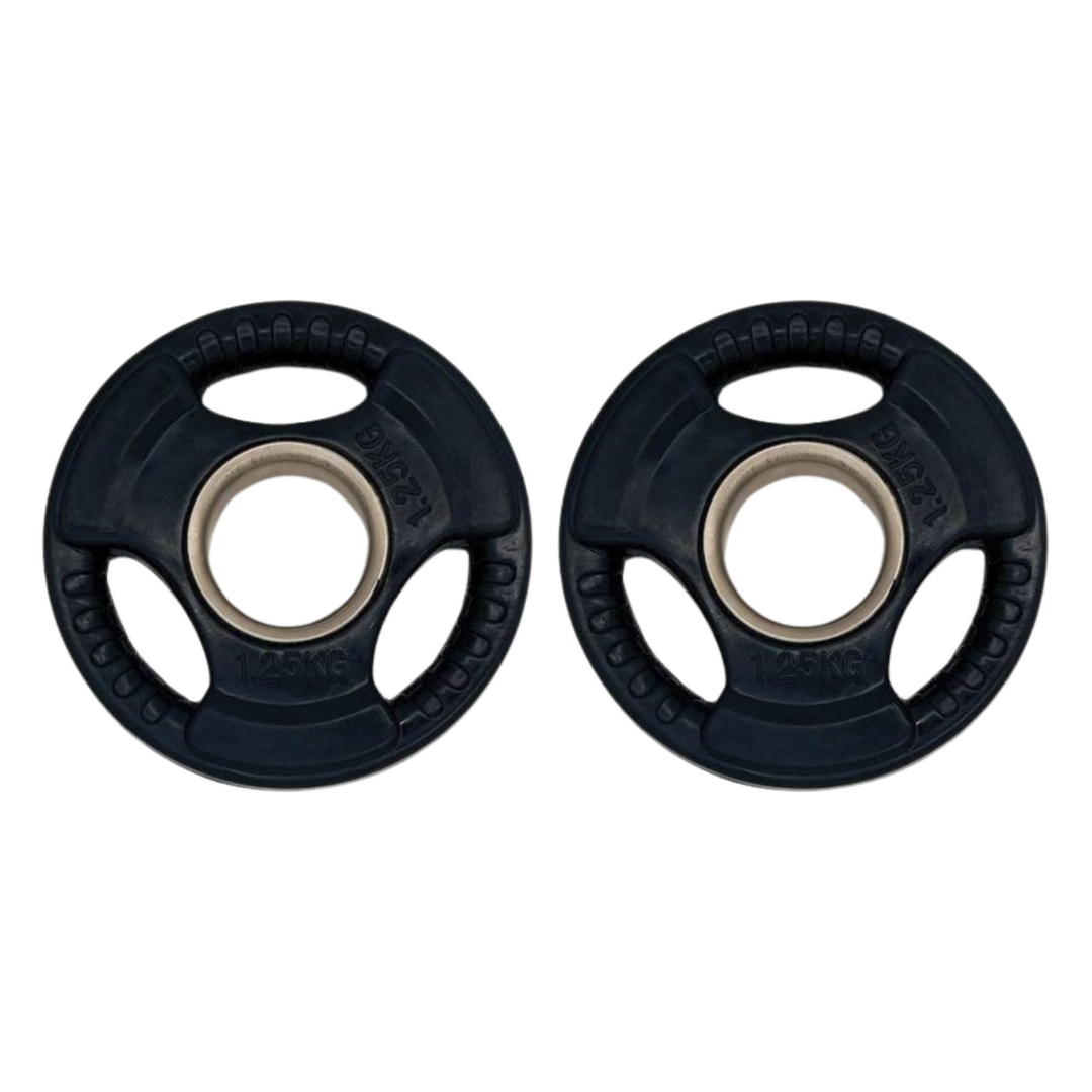 Gym Masters Bumper Plate Set 37.5 kg – 1,25 / 2,5 / 5 / 10 (per paar)