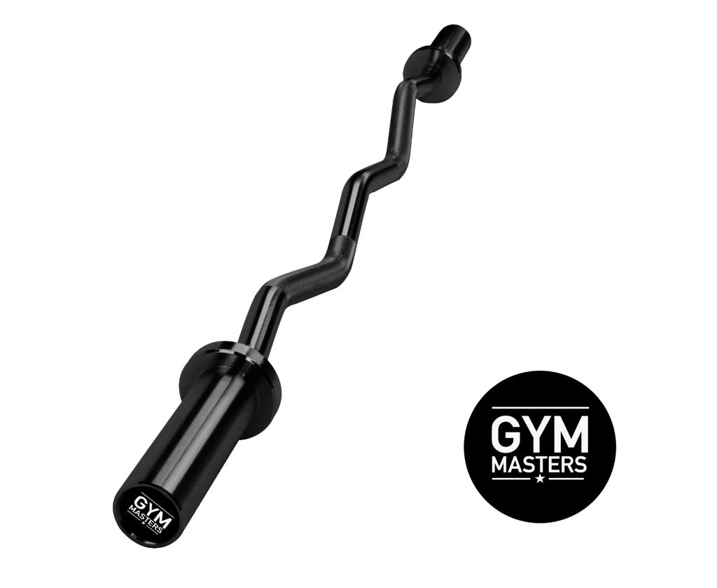 Gym Masters zwarte curlstang / EZ bar (premium) - 50MM - 120cm