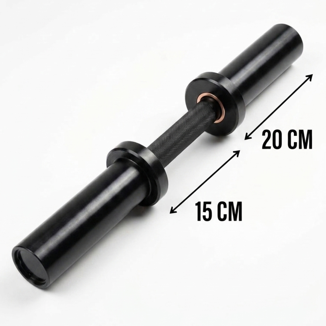 Olympische Dumbbell Set (2 stangen + 4 sluiters) – 50 mm