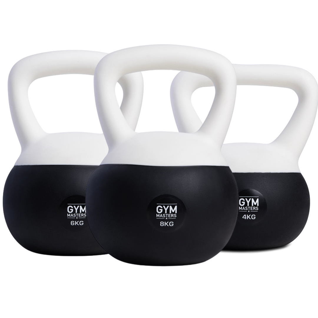 Weiche Kettlebell-Set (3 Stück - 4,6 & 8kg)