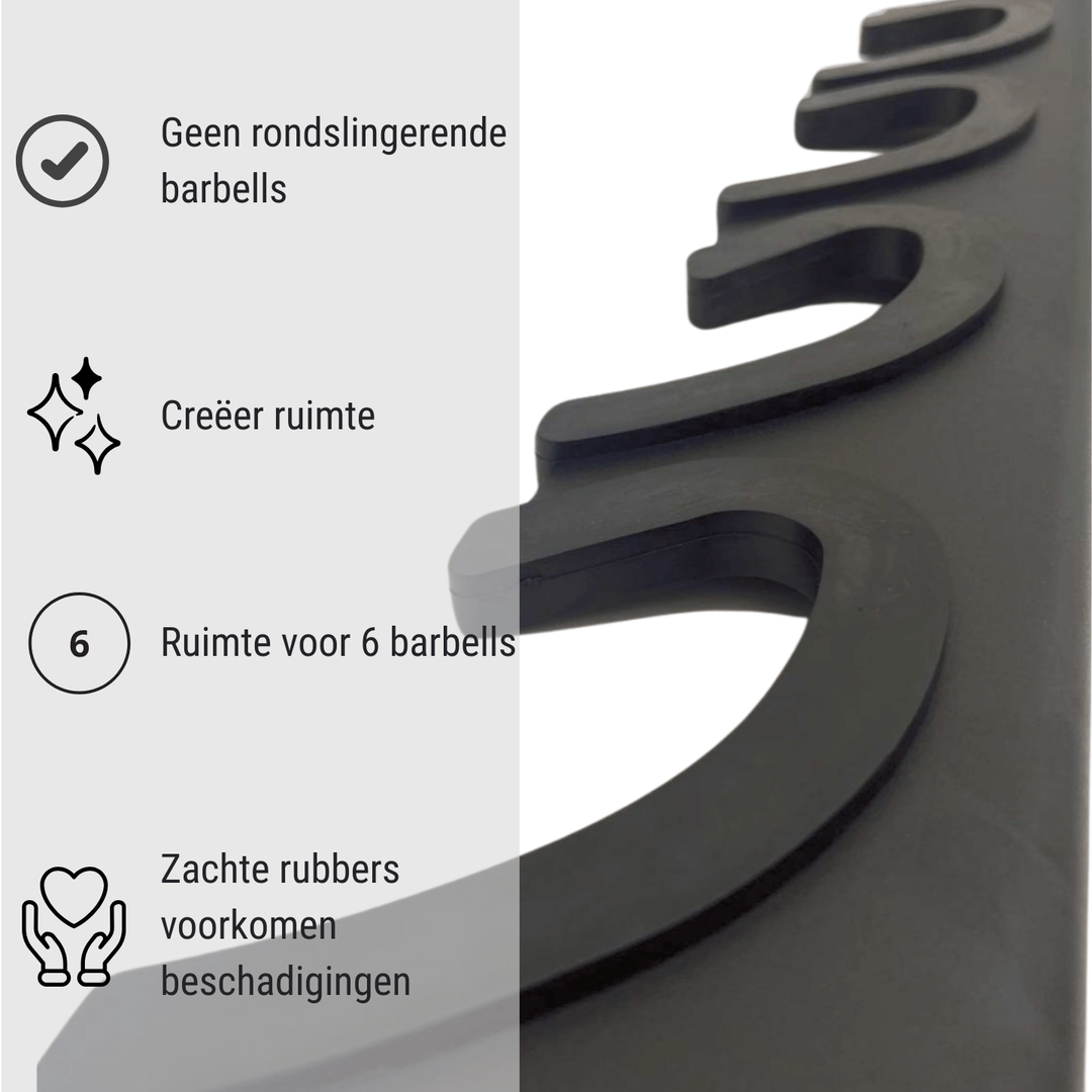 Support pour haltères (pour 6 haltères ou haltères hexa)